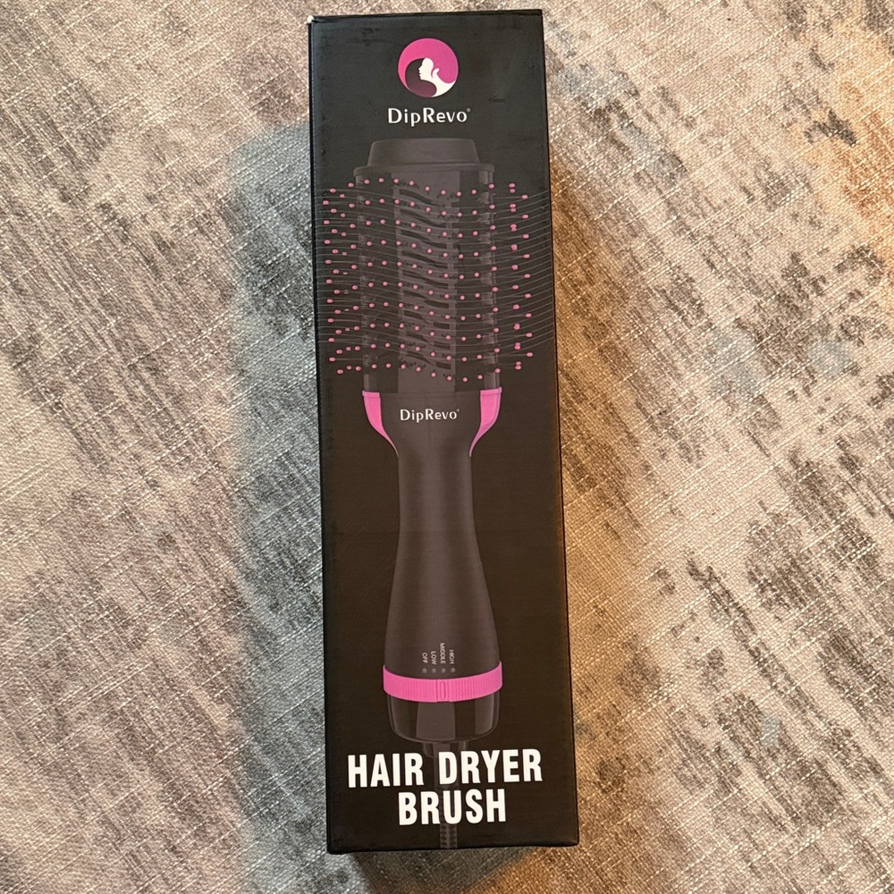 Revo Pink & Black Hair Dryer Brush